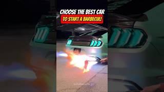 Choose the Best Car to Start a Barbecue!  #shorts #automobile #car #barbecue