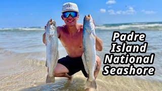 Surf Fishing for SPECKLED TROUT (Corpus Christi, Tx)