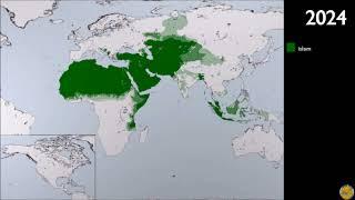 Spread of Islam 622-2200, projection in future