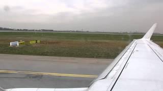 Embraer 175 LOT Polish Airlines.Takeoff from Warsaw Chopin Airport