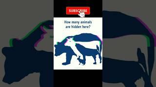 How many animals are hidden hair? #facts #shorts