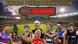 AFL FINALS PREDICTIONS 2024