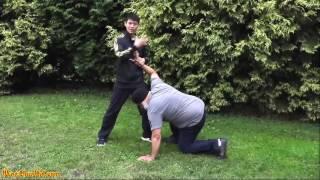 Street fight self defense techniques   How to defend against a choke hold surprise attack 2016