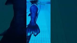 Swimming in my partial silicone mermaid tail