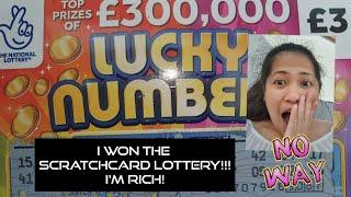 Lottery winner! I'm lucky | Lotto Scratchcard Winner | The Hadwins