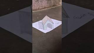 Easy 3d Drawing #shorts #art #drawing #youtubeshorts #short #3d