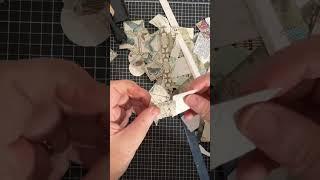 Using up paper scraps! #silverandsparkles #ephemera #journalinspiration #bujo #papercraft #shorts