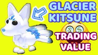 Glacier Kitsune TRADING VALUE in Adopt Me! #glacierkitsune #tradingadoptme