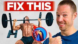 5 Tips To Fix Shoulder Pain (BENCH PRESS)