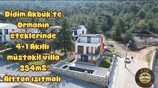 Denize yürüme mesafesinde 4+1 Akıllı sistem müstakil  otoparklı havuzlu lüks villa