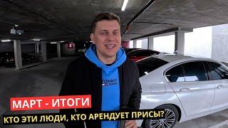 25. Кто эти люди, кто арендует Приусы? Подводим итоги Марта