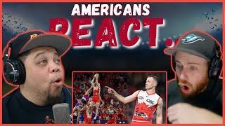 AMERICAN REACTS TO THE BEST AFL MARKS OF 2024 || REAL FANS SPORTS