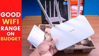 Good WIFI Range on BUDGET - Tenda F6 2.4 ghz Router Unboxing and Review.