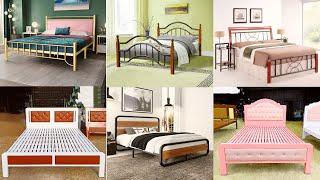 Steel Bed Designs for bedroom | Metal Bed Design | iron bed design | Modern metal bed design