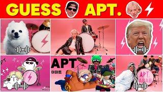 Guess APT. Songs & Variants by Their Voice 2 | ROSÉ & Bruno Mars APT. Song Covers Quiz 