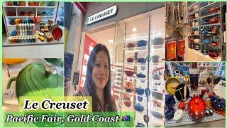 Tour inside Le Creuset store, Pacific Fair, Gold Coast, Australia//Cheche Lañojan