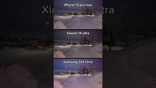 IPhone 15 pro max Vs Samsung S24 ultra Vs Xiaomi 14 ultra Camera comparison #phoneyear #Camera