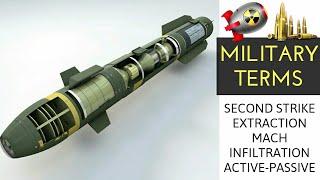 All About Mach, Second-Strike, Extraction, Active-Passive Homing, Infiltration - Explained (Hindi)