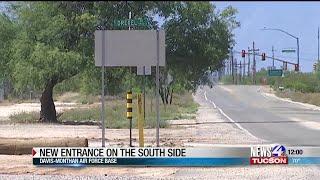 New entrance on south side of Davis-Monthan Air Force Base