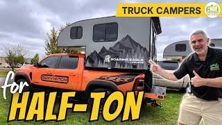 3 Truck Campers for 1/2 Ton Pickup Trucks - New 2025 Models