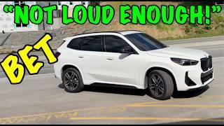 2024 BMW X1 M35i 2.0L Turbo: Stock Exhaust Vs Muffler Delete Vs Resonator Delete!