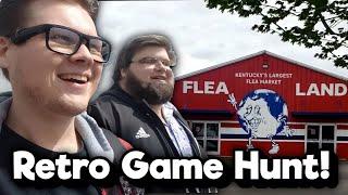 Game Hunting CHALLENGE at my state's largest flea market! | Nintendrew