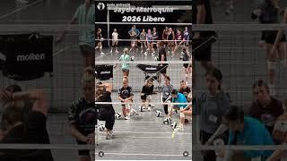 Jayde Marroquin working on her serves at the Aggie Volleyball Serve Camp @AggieAthletics