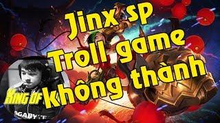 [ Kingofwar ] Troll tristina. Kow mang jinx vếu lép đi sp