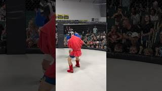 Combat sambo striking exchange