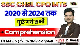 CHSL, CPO, MTS Exams में Comprehension के बार-बार पूछे जाने वाले Questions!