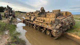 Recovering Chieftain ARRV Left Abandoned