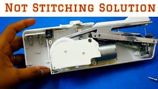Mini Handheld Sewing Machine not Working / Handheld Sewing Machines Stitching Problem / Handy Stitch