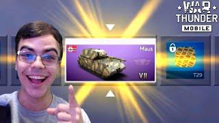 The Snail Blessed Me with the Maus! War Thunder Mobile Historical Trophy