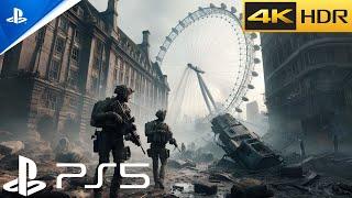 (PS5) London Downfall | Immersive Ultra Realistic Graphics Gameplay [4K 60FPS HDR] Call of Duty