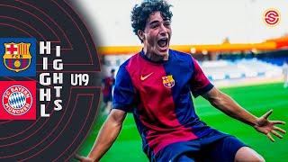 HIGHLIGHTS: FC Barcelona vs Bayern Munich U19 UEFA Youth League 2024