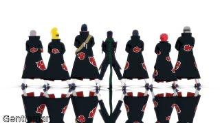 【NARUTO MMD】Gentleman - HIDAN*DEIDARA*KISAME*TOBI*ITACHI*SASORI*KAKUZU (AKATSUKI)