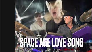 Space Age Love Song - 80s Simmons Drum Cover