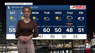 WMAR-2 News Abigail Degler Friday night weather