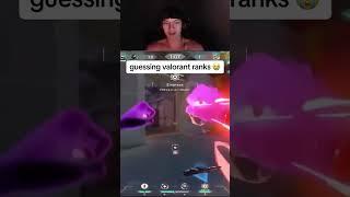 SINATRAA GUESSING VALORANT RANKS 
