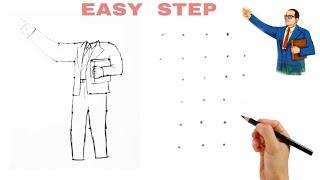 How to draw Dr. BR Ambedkar drawing step by step