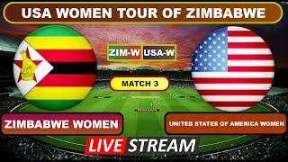 Live - Zimbabwe Women vs United States of America Women Live Cricket Score & Commentary