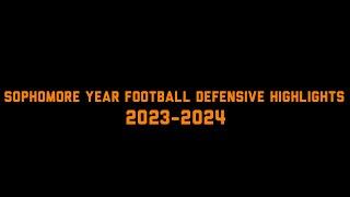 Sophomore (VAR) Football Offensive Highlights (2023-2024) | Joseph Guerra