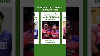 5 Ganda Putra Terbaik Indonesia 2024 #bulutangkisindonesia #bulutangkis #badminton #bwfworldrankings