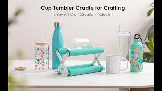 PYD Life Cup Tumbler Cradle Holder for Crafting Vinyl