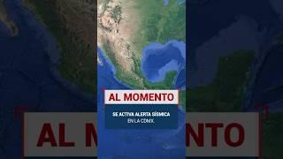 #AlertaSísmica | Se activa la alerta sísmica en la #CDMX por un sismo.