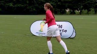 Alex Morgan Soccer Workout: Running and Bounding