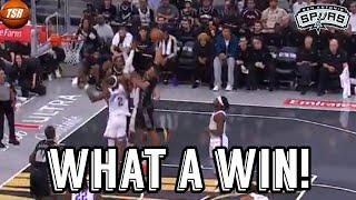 BIGGEST Win of the Season! Spurs a Playoff Team?