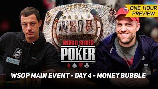 WSOP Main Event Day 4 Money Bubble with Tom Dwan & Barstool Nate[PREVIEW]