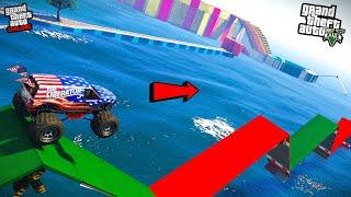 Only 39.33% can finish this MONSTER TRUCK stunt parkour challenge #gta #gta5 #gtaonline