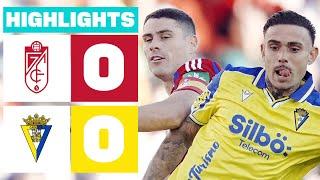 GRANADA CF 0 - 0 CÁDIZ CF I HIGHLIGHTS LALIGA HYPERMOTION